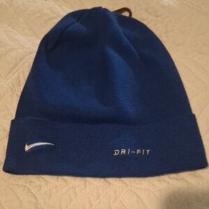 Nike Blue Dri-FIT Knit Beanie for Men